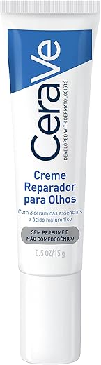 CeraVe, Creme Reparador para os olhos, com Ácido Hialurônico, 15ml