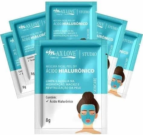 Kit de Máscaras Faciais com Ácido Hialurônico: Hidratação e Renovação para Pele Radiante
