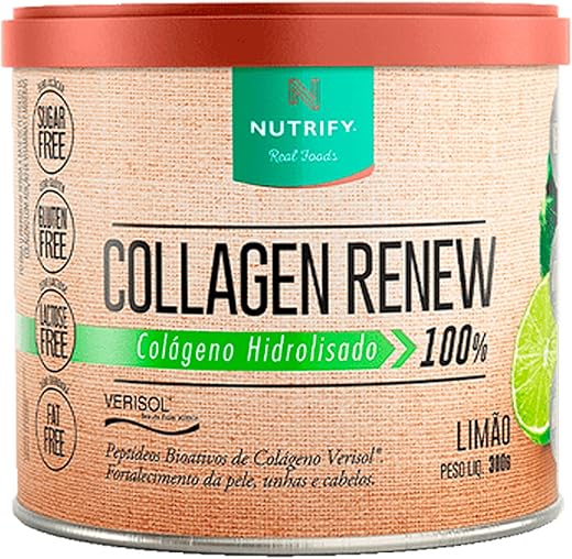 Collagen Renew Verisol - 300G Limão - Nutrify, Nutrify