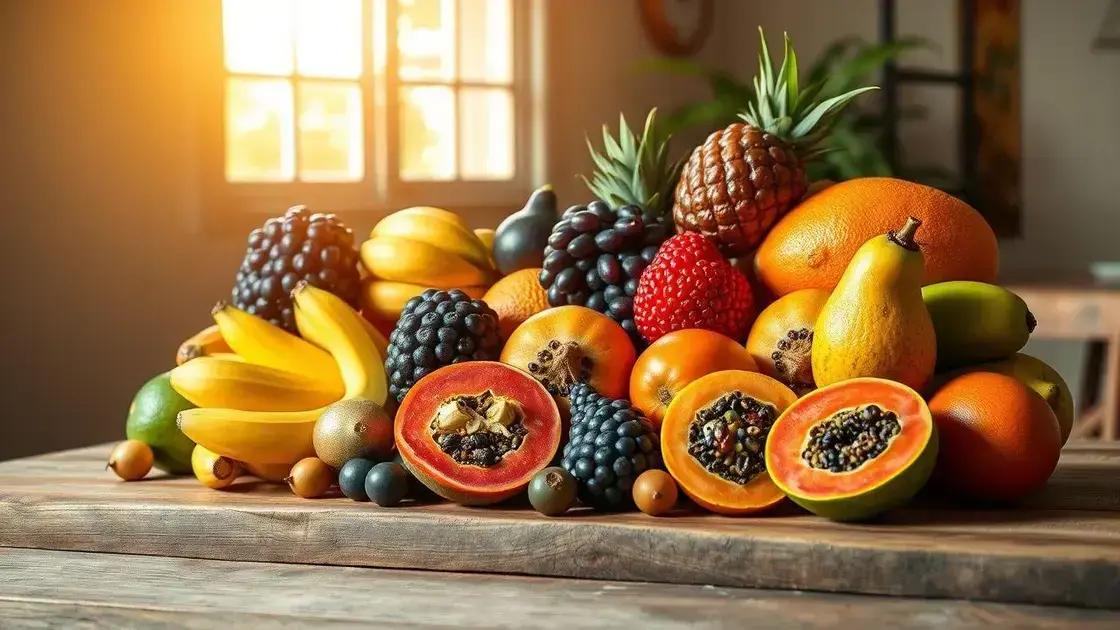 Os benefícios das frutas nativas brasileiras para a saúde intestinal 1 Os benefícios das frutas nativas brasileiras para a saúde intestinal