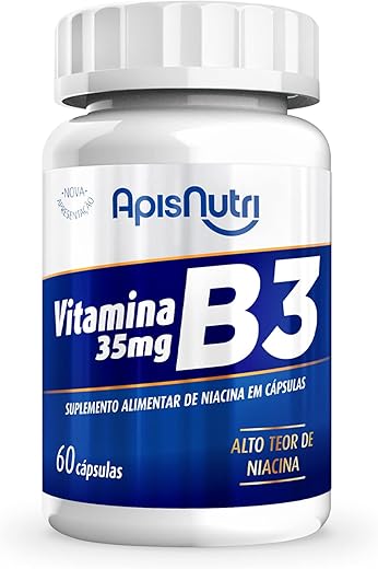 Apisnutri Suplemento de Vitamina B3, 60 Capsulas