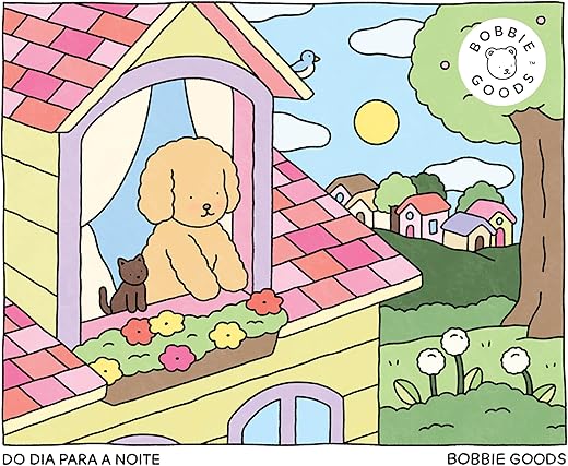 Do dia para a noite (Day to night) – Livro de colorir oficial Bobbie Goods