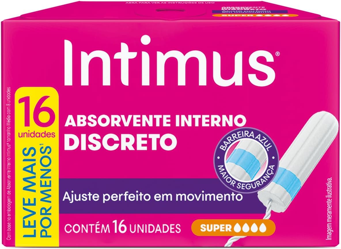 Intimus Absorvente Interno Super - 16 Unidades