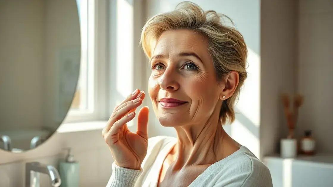 Cuidados com a pele durante a menopausa: 5 dicas essenciais 1 Cuidados com a pele durante a menopausa: 5 dicas essenciais