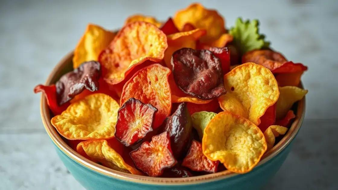 Os chips de legumes são uma alternativa saudável? Descubra! 1 Os chips de legumes são uma alternativa saudável? Descubra!