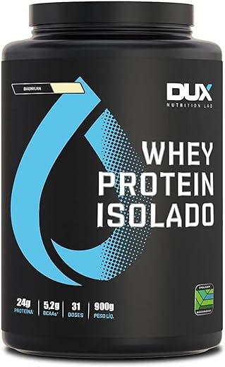 Whey Protein Isolado Baunilha Pote 900g – Contribui para os Resultados e Auxilia a Recuperação Muscular – Dux Human Health