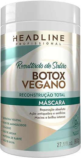 Beauty Color - Masc Cap Headline 800G Botox Vegano Resultado De Salao