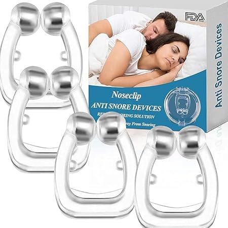 Clipe Nasal Magnético Melhora Seu Sono Durma Melhor 4 Unidades Aparelho Anti Ronco