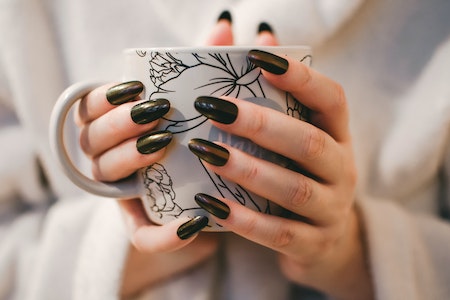 Ceramic nails, pretty nails
