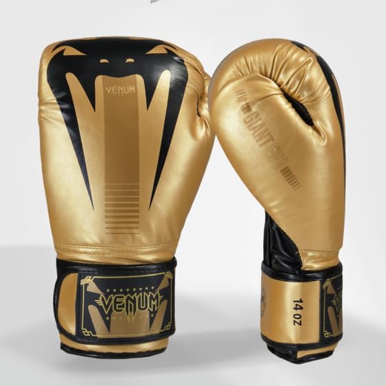  Luva de Boxe Giant Evo Pro Dourado Venum 14oz 