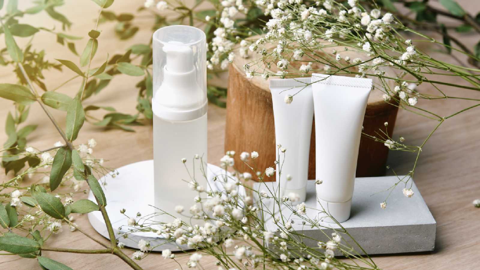 Produtos para a pele na geladeira