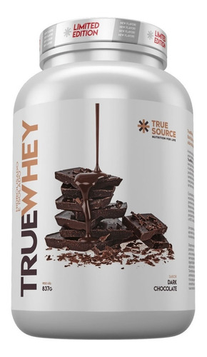True Whey Protein Dark Chocolate - True Source 837g True Whey Protein Dark Chocolate - True Source 837g
