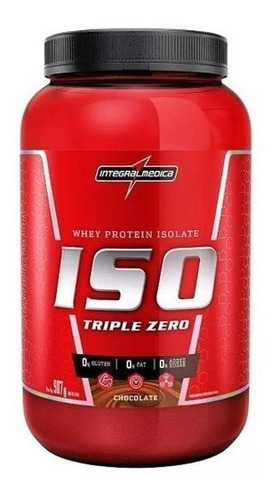 Suplemento em pó Integralmédica ISO Triple Zero Sabor chocolate em pote de 907g Suplemento em pó Integralmédica ISO Triple Zero Sabor chocolate em pote de 907g