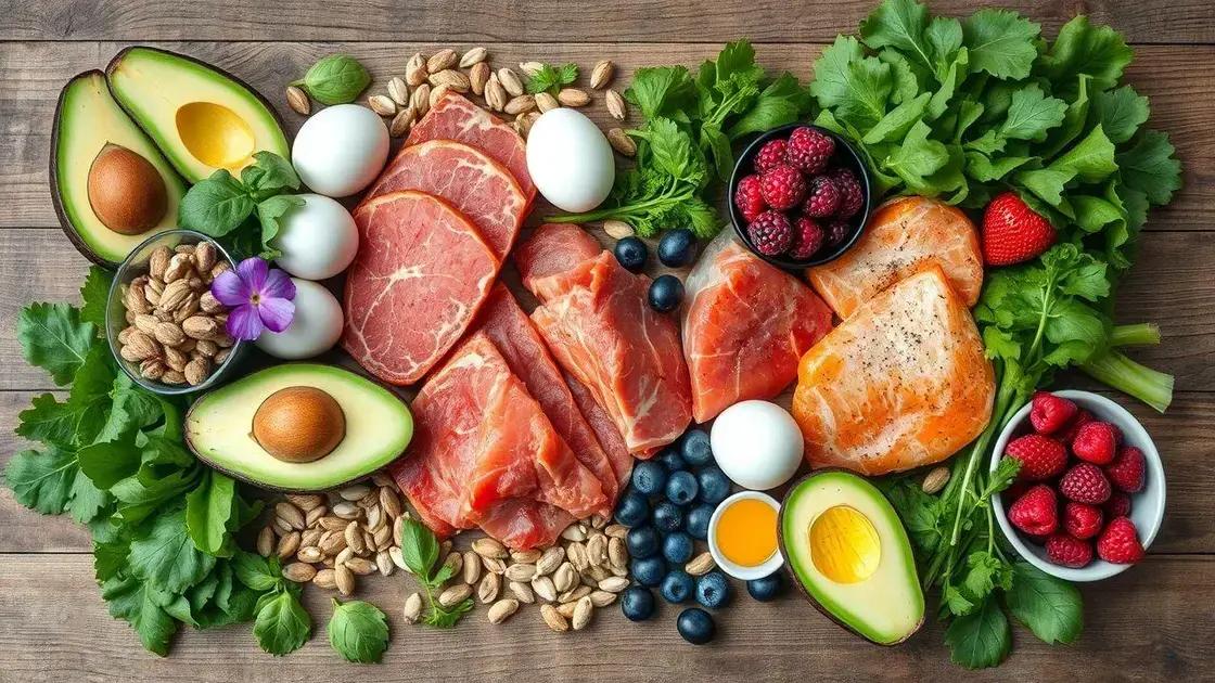 Alimentos permitidos na dieta Low Carb Alimentos permitidos na dieta Low Carb