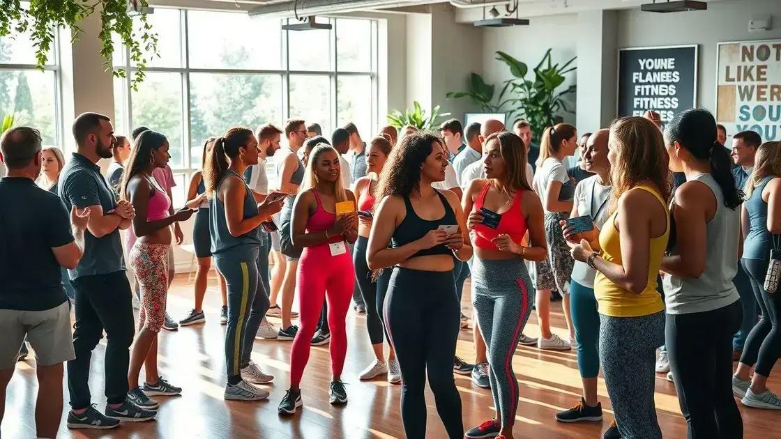 A importância do networking no setor fitness