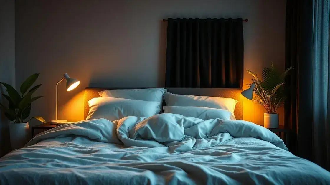 Como criar um ambiente propício para o sono