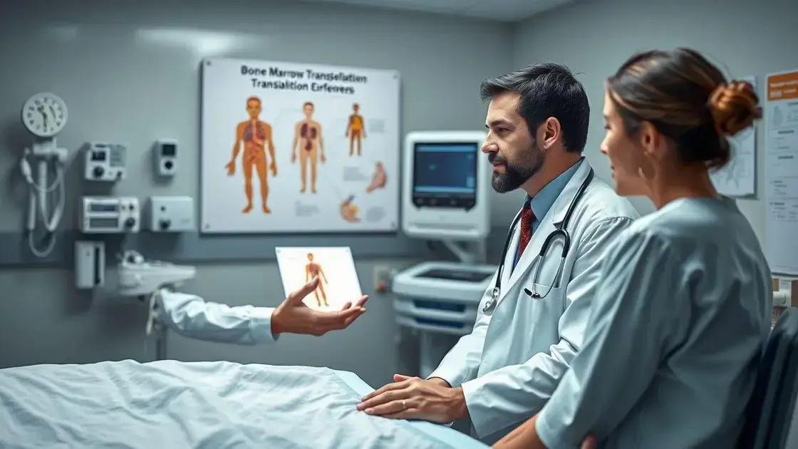 Como é feito um transplante de medula óssea