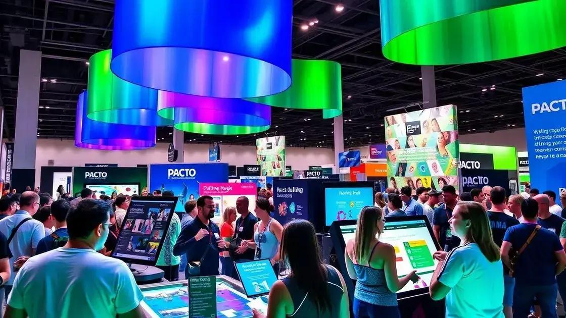 Ofertas da Pacto para a feira