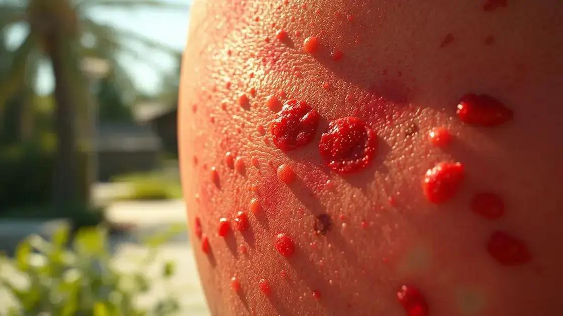 Sintomas das queimaduras solares