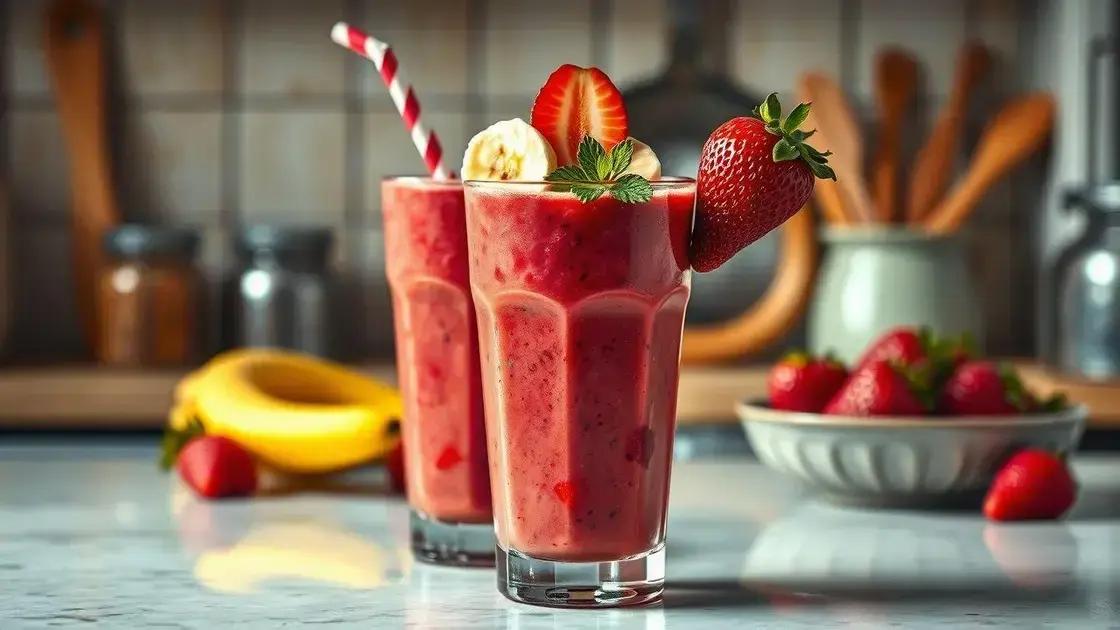 Smoothie Proteico de Frutas: delícia e saúde