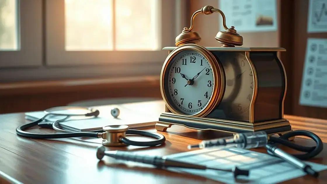 Tempo de jejum necessário