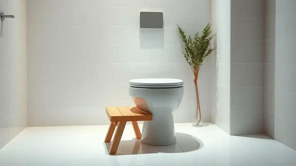 A Importância da Posição Correta na Defecação: Saúde e Bem-Estar