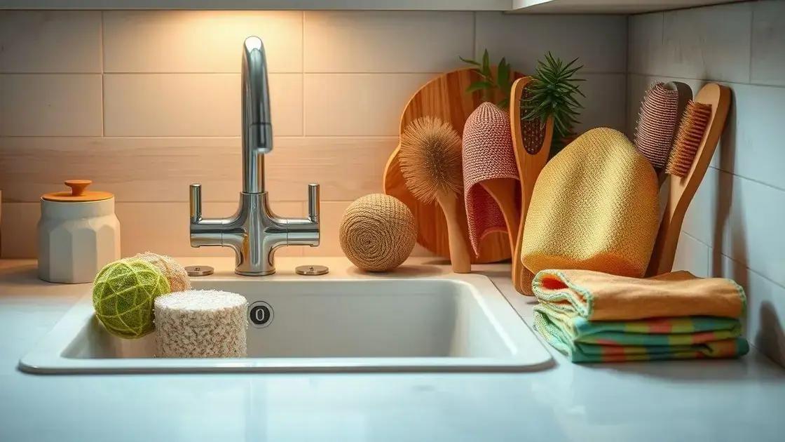 Alternativas ecológicas para esponjas