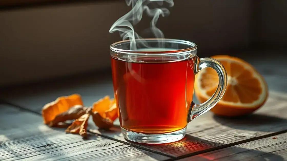 Benefícios do chá de laranja-amarga