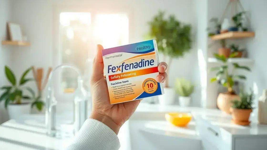 Fexofenadina: tudo sobre o antialérgico e seus efeitos colaterais