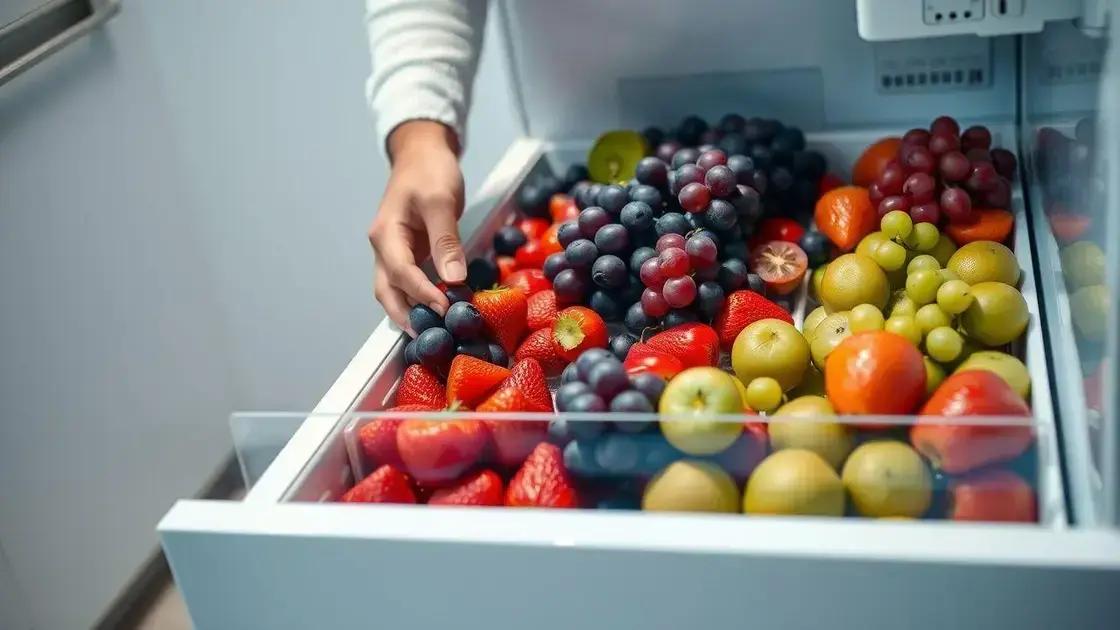 Manutenção dos nutrientes através do congelamento Manutenção dos nutrientes através do congelamento