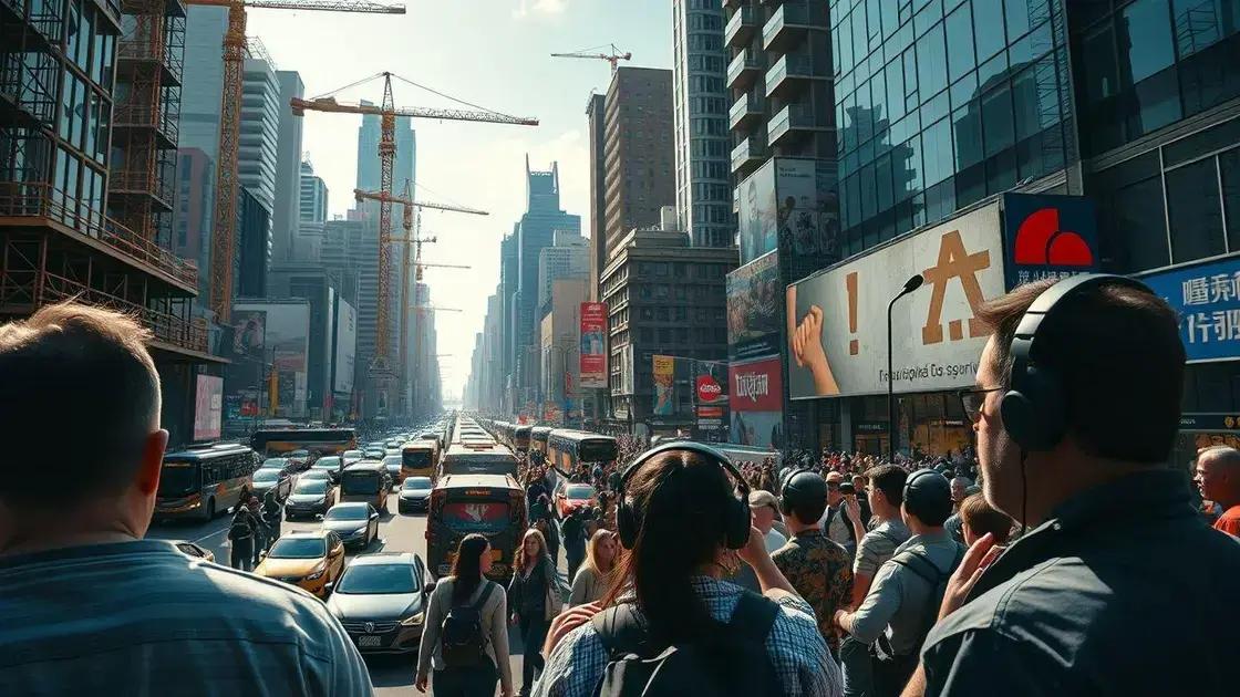 Os perigos da poluição sonora para a saúde auditiva e bem-estar