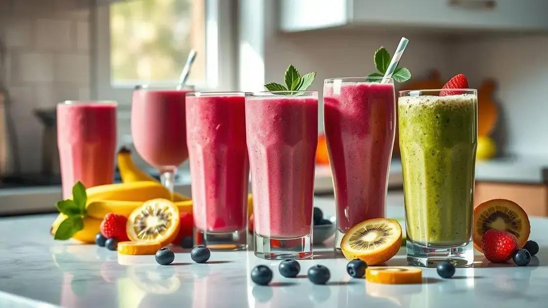 Receitas de shakes para aumentar massa muscular