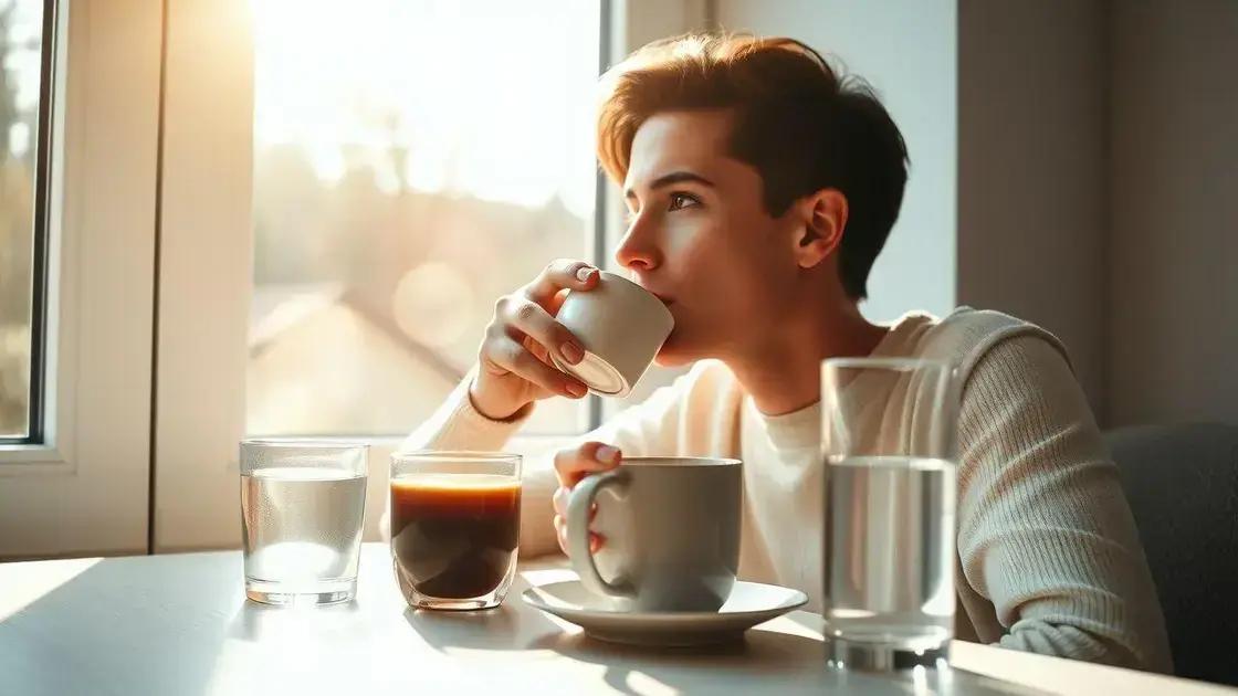 Sugestões para um consumo saudável de café