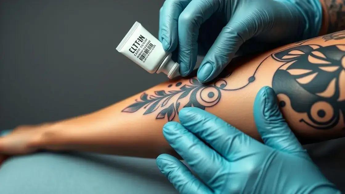A Importância da Pomada na Cicatrização da Tatuagem
