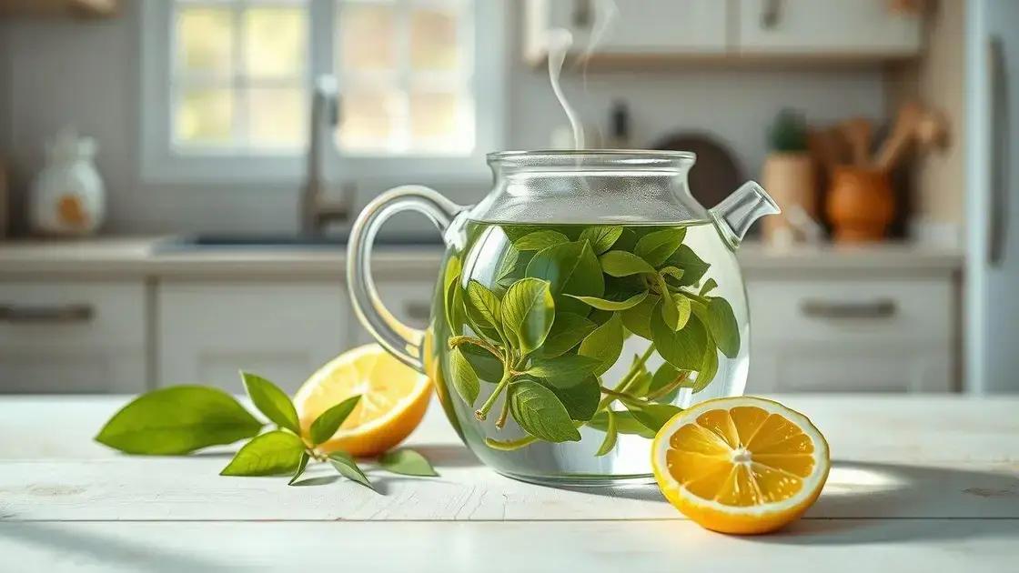 Como preparar o chá de folhas