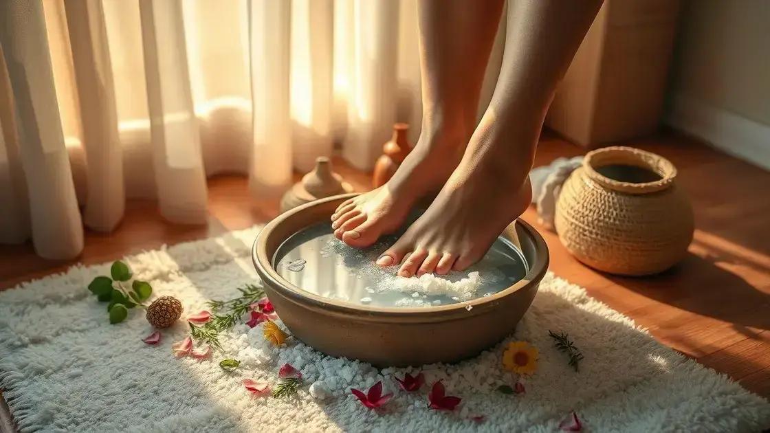 Como preparar o seu escalda-pés ideal