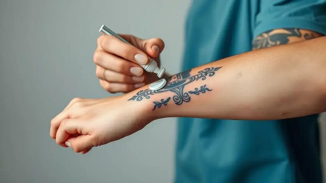 Cuidados Essenciais Após Tatuagem