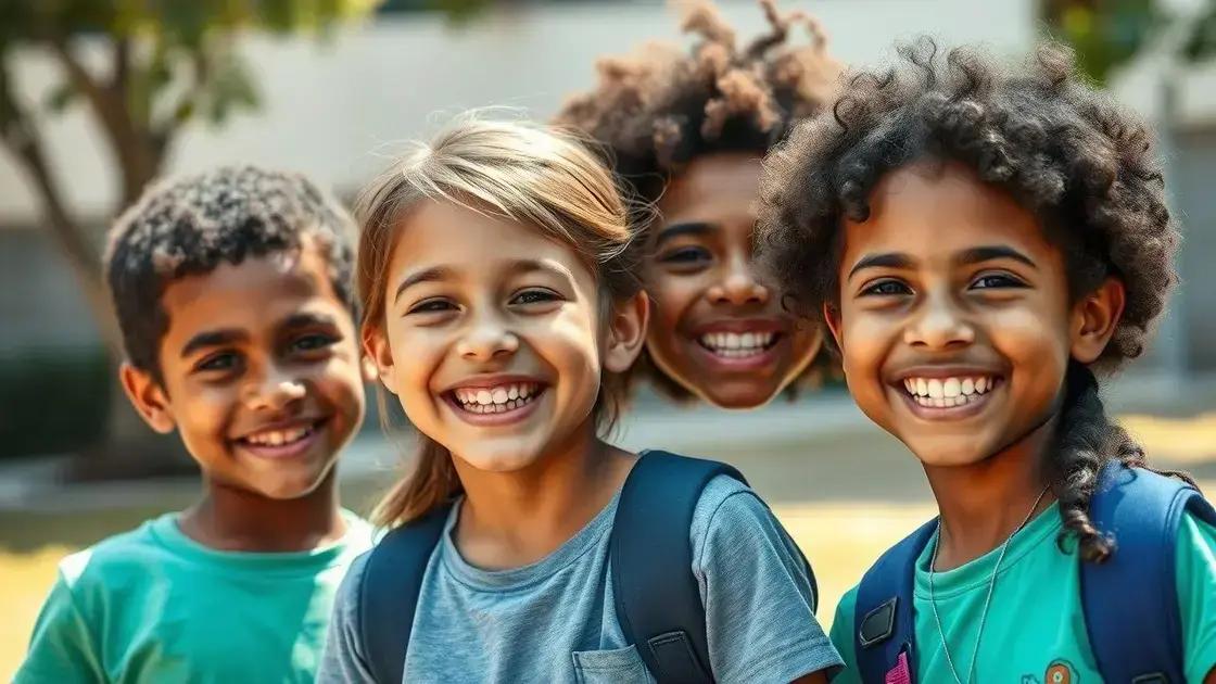 Objetivos e impacto da ação na saúde bucal das crianças.