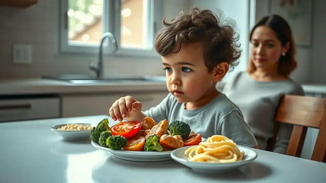 Seletividade alimentar e desafios