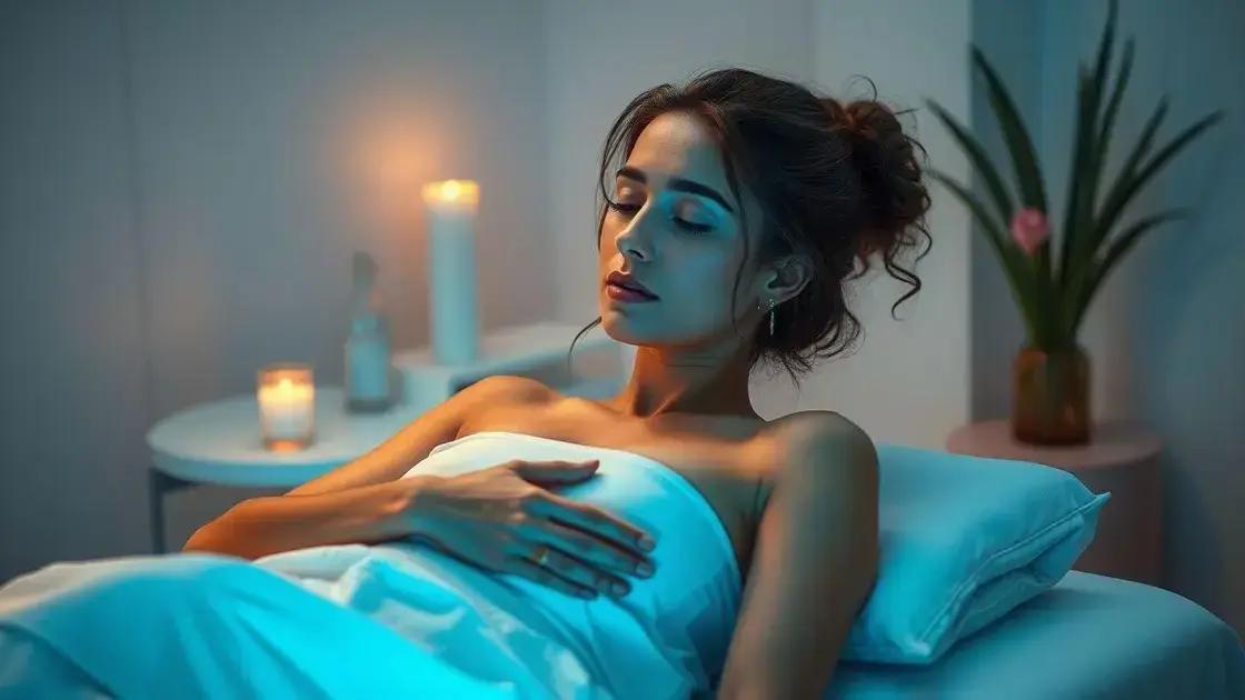 Técnicas estéticas que podem auxiliar no alívio dos sintomas