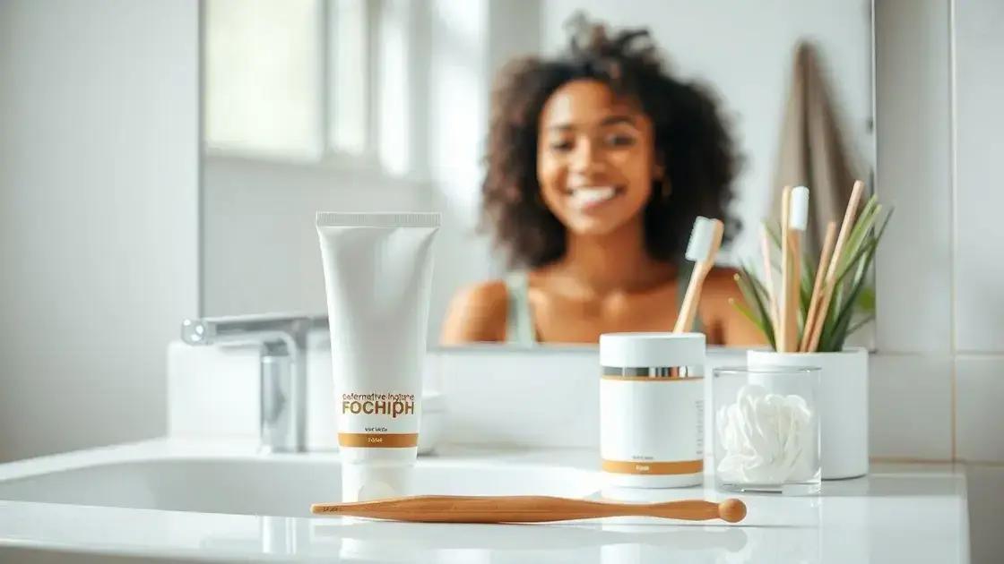 Alternativas recomendadas para higiene bucal