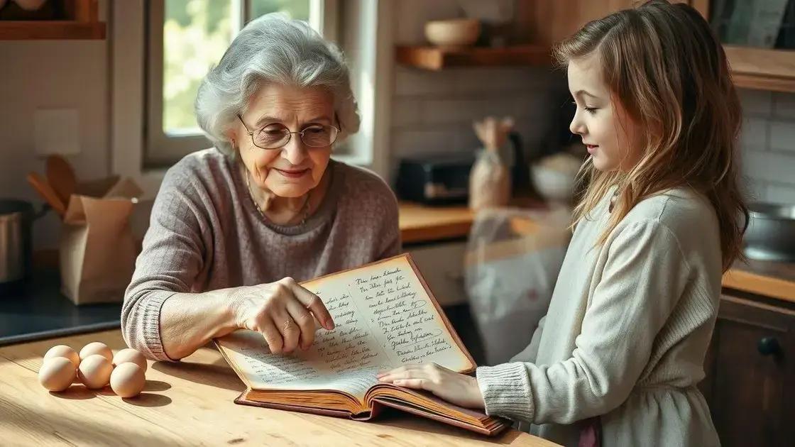 Transmissão de receitas e identidade familiar