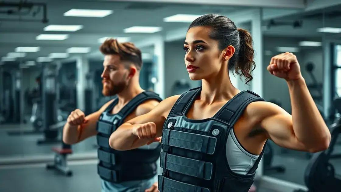 Colete com peso: tendências, riscos e cuidados em treinos
