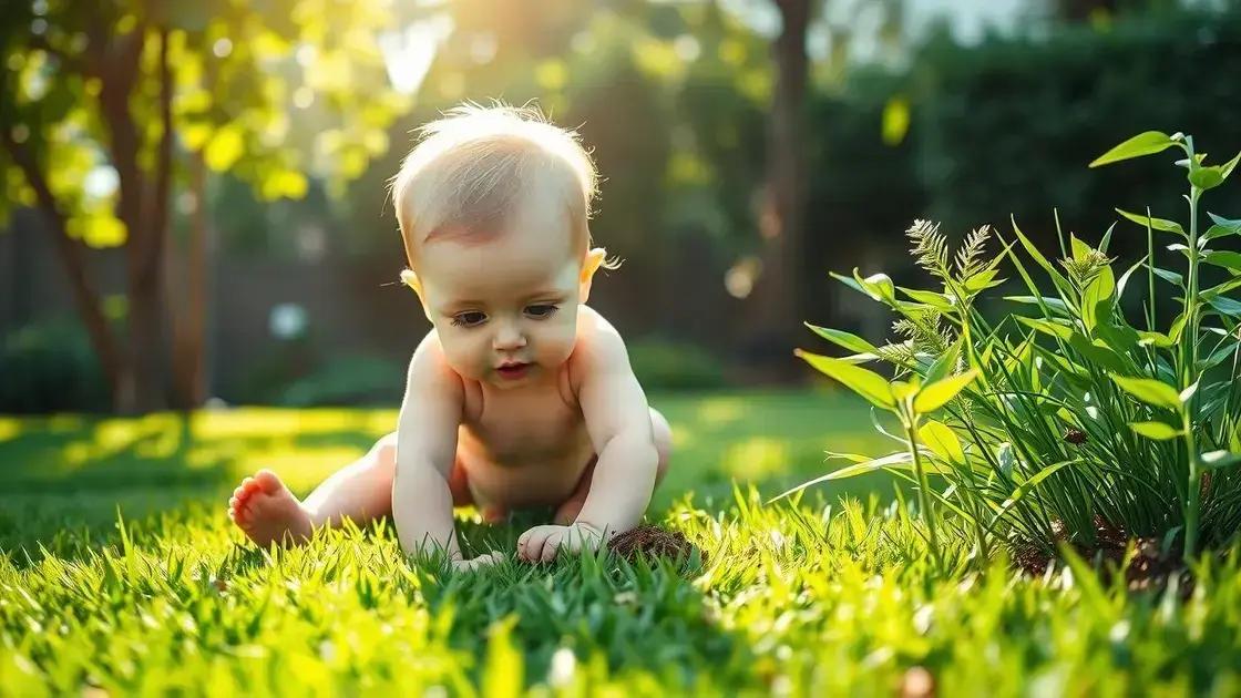 Exposição à sujeira: como fortalecer a imunidade do bebê de forma equilibrada