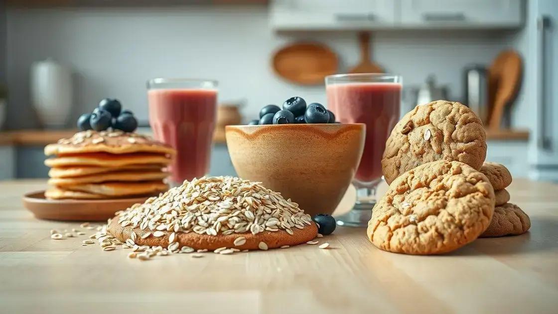 Versatilidade da aveia em receitas do dia a dia