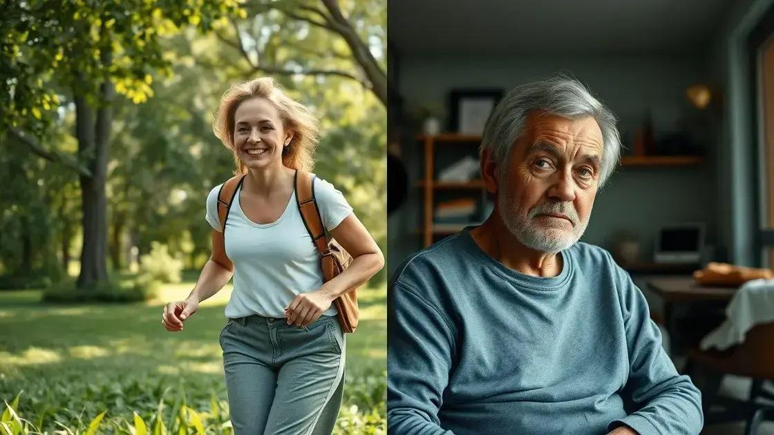 A diferença entre idade biológica e idade cronológica