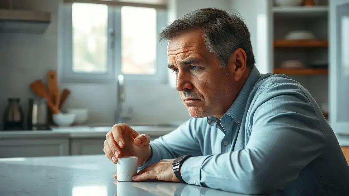 A história do paciente e suas mudanças de dieta