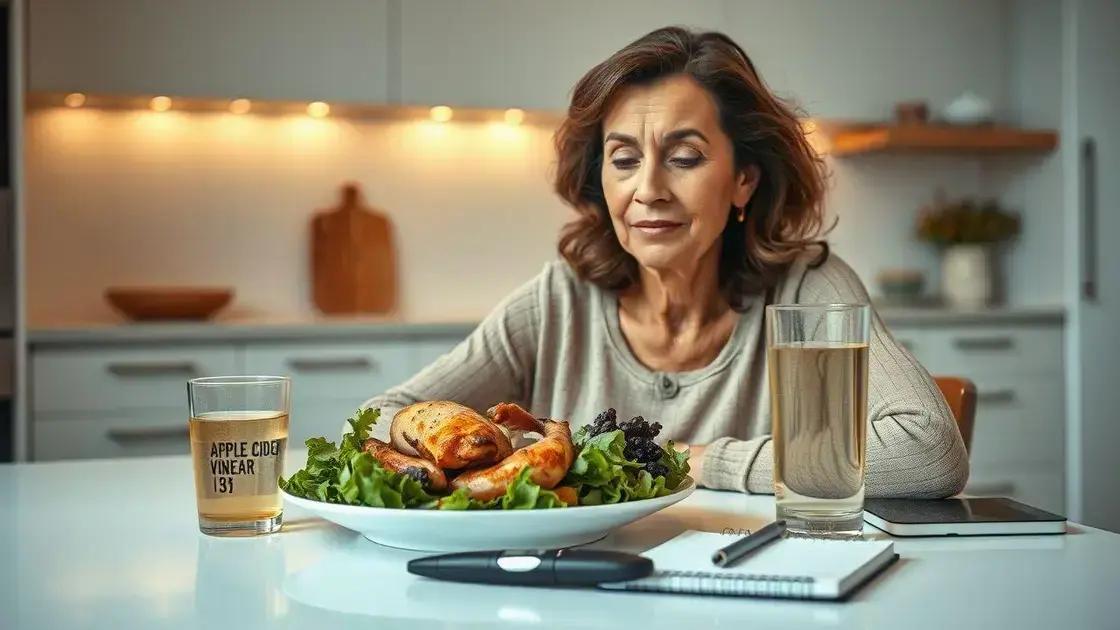 Benefícios do vinagre de maçã no controle da diabetes Benefícios do vinagre de maçã no controle da diabetes