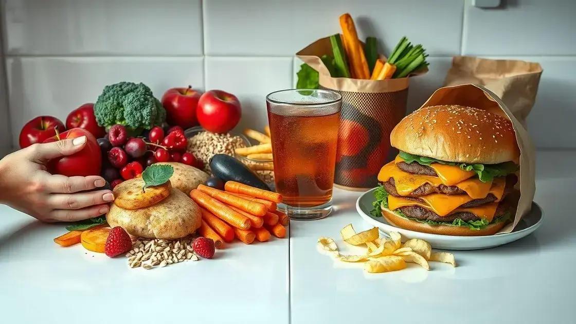 Impacto da má alimentação