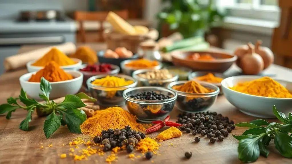 A união do açafrão e pimenta: um poder para a sua saúde